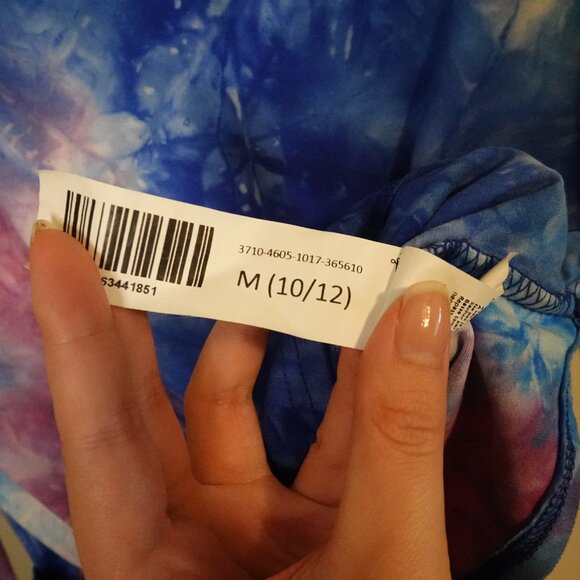 Urban Rose Tie Dye Crop Top Size Medium - Picture 3 of 5